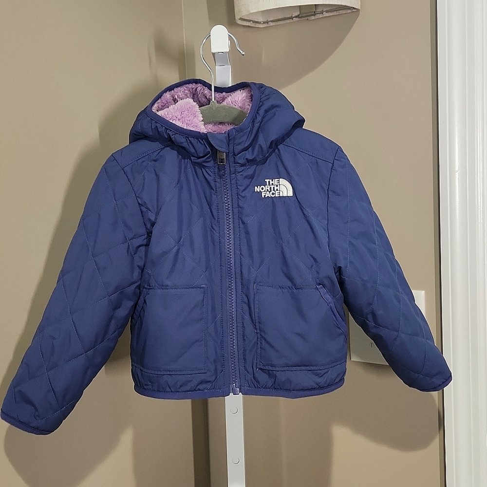 NORTH FACE - reversible, toddler girl coat, 2T